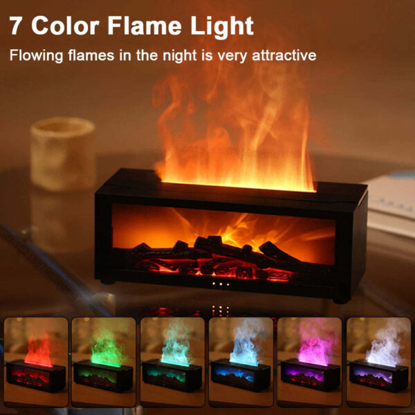 3D Flame Aromatherapy Humidifier Machine - Image 4