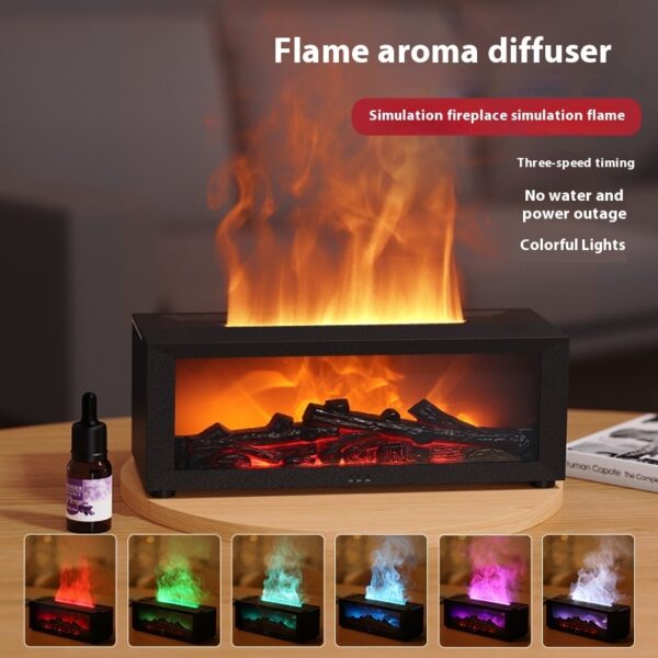 3D Flame Aromatherapy Humidifier Machine - Image 5