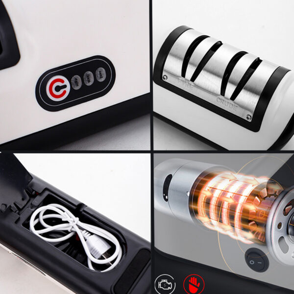 USB Rechargeable Automatic Electric Knife Sharpener - Image 4