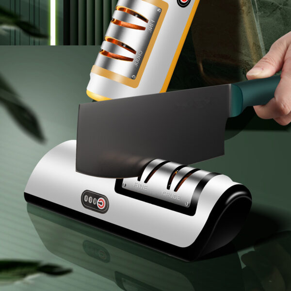 USB Rechargeable Automatic Electric Knife Sharpener - Image 6