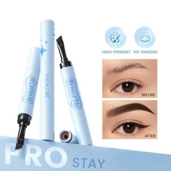 2 In1 3D Waterproof Long-lasting Eyebrow Gel Cream