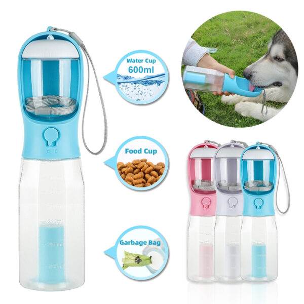 3 In1Portable Pet Water Bottle