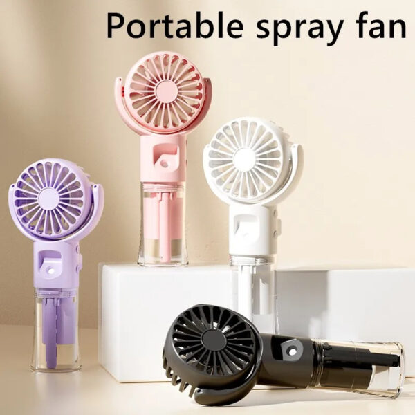 Portable 4-Speed Handheld Spray Fan - Image 6