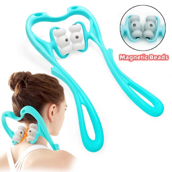 360 Degree Deep Tissue Pain Relief Neck Massager