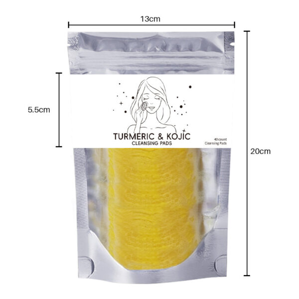 Turmeric Exfoliating Cleansing Pads Compressed Facial Sponges Skin - Image 10