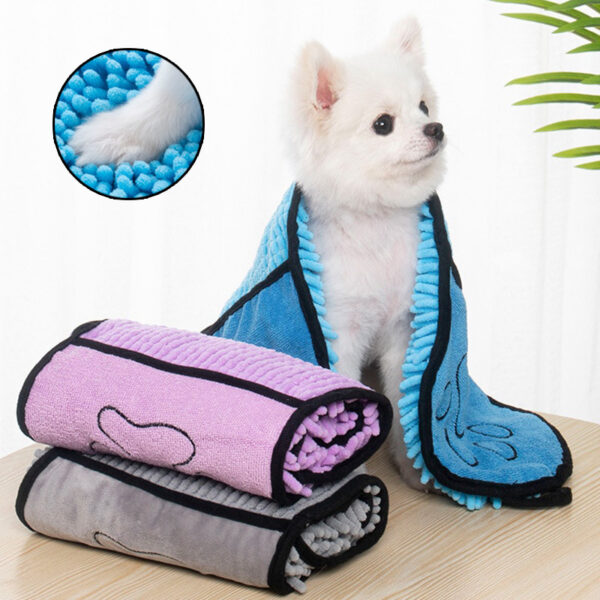 Super Absorbent Microfiber Dog Bathrobe